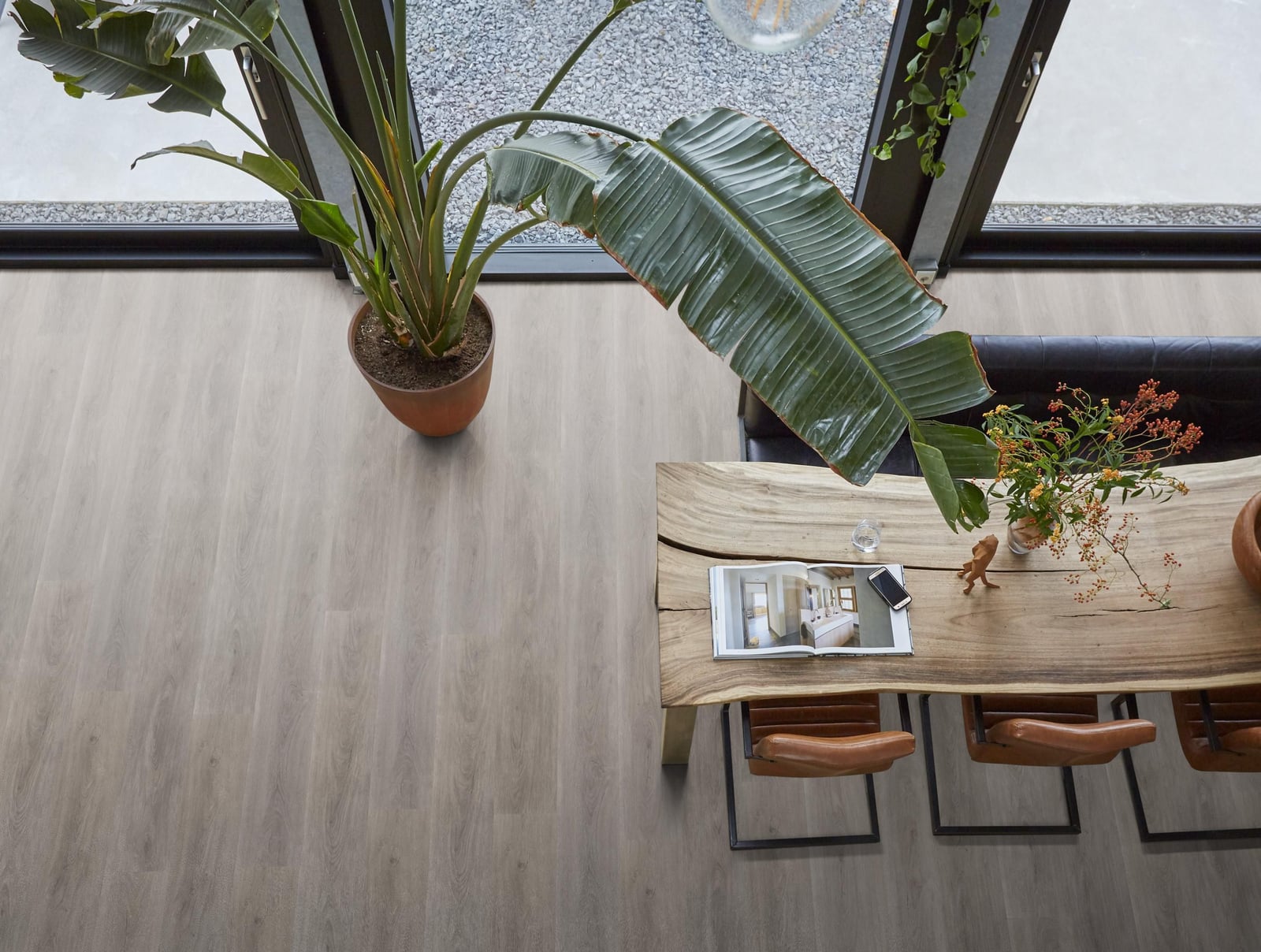 Parramatta dryback grey oak - PVC vloer in grijs, rechte planken (foto 3)
