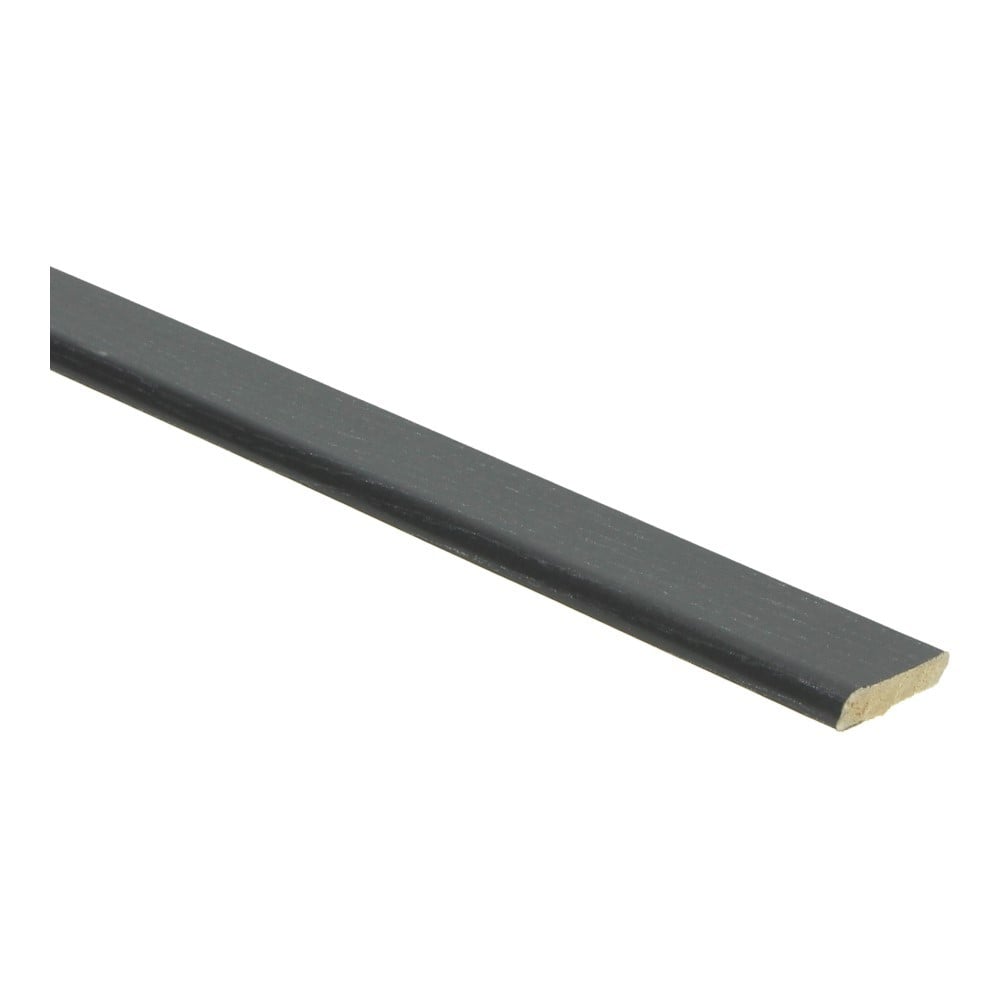 Plakplint folie 24x5mm decor 091 2,4m - kleur zwart