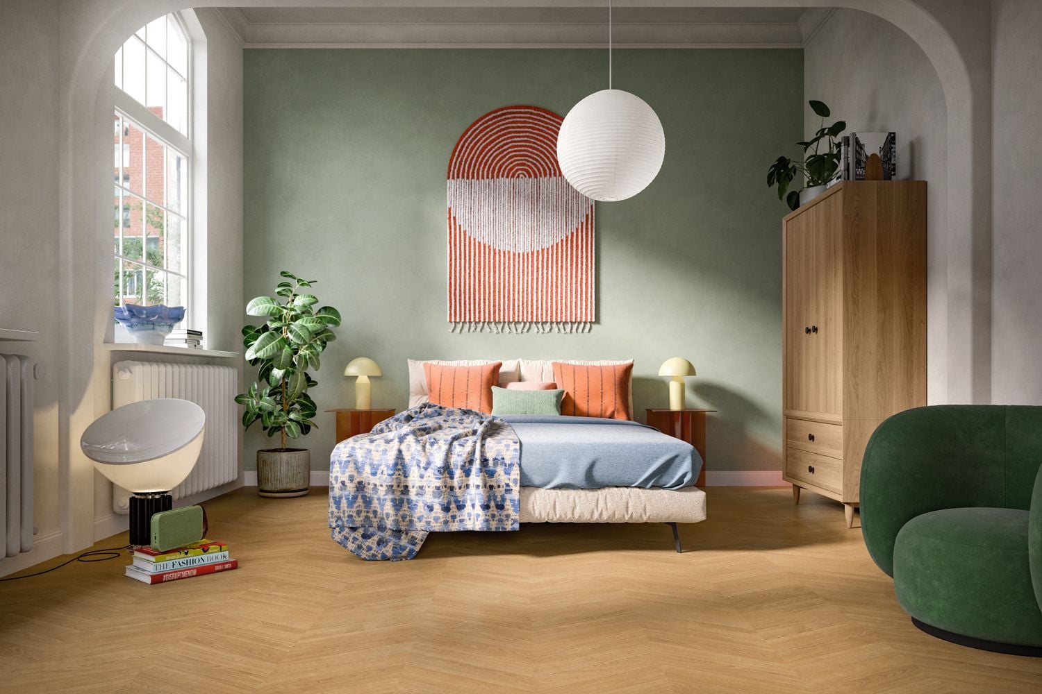 EGGER Kingsize 8 mm 291 Honey Skanderborg Oak laminaat - rechte planken