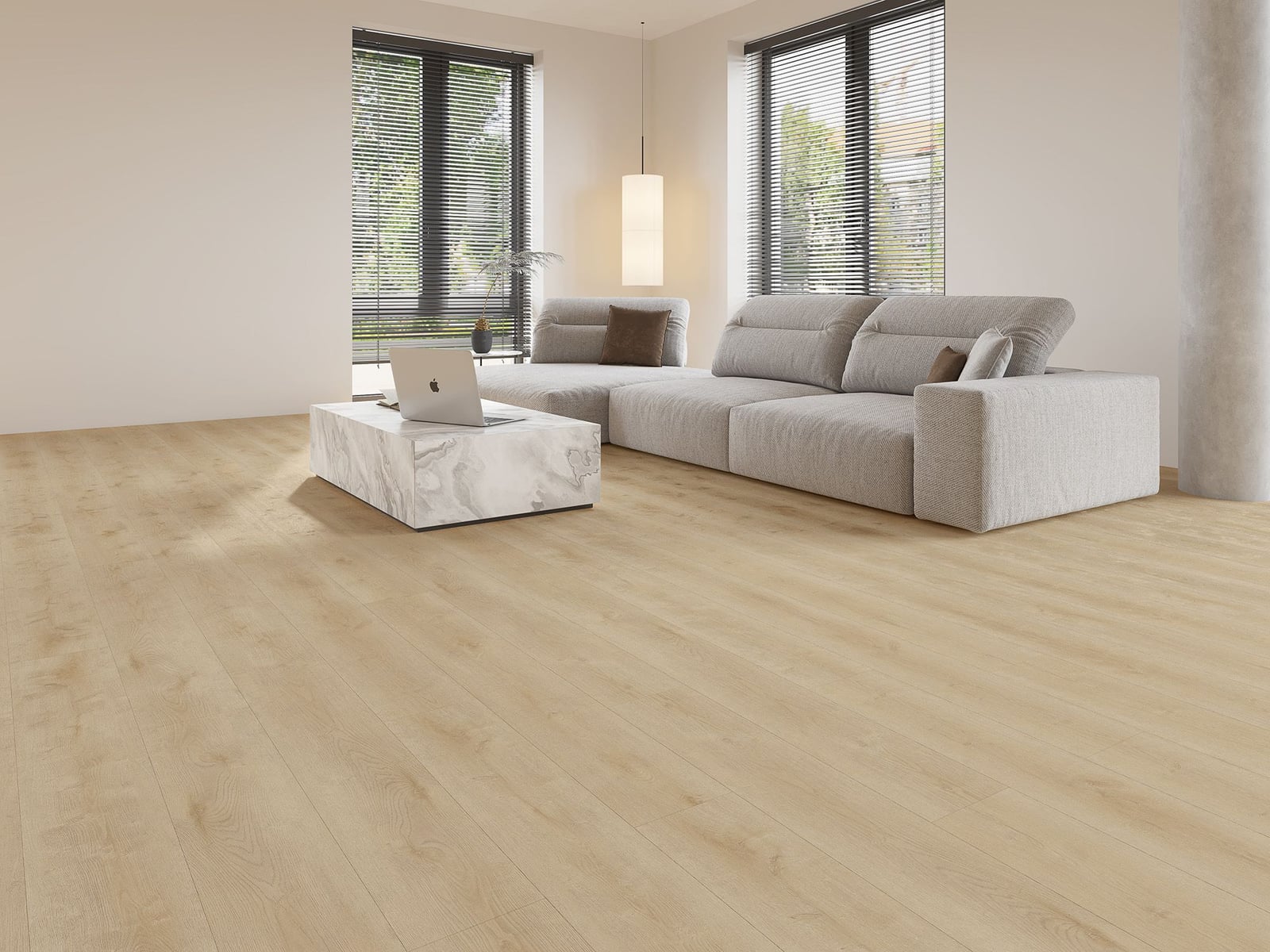 Gelasta Dynamic 2500 Natural light - PVC vloer in beige, rechte planken (foto 2)