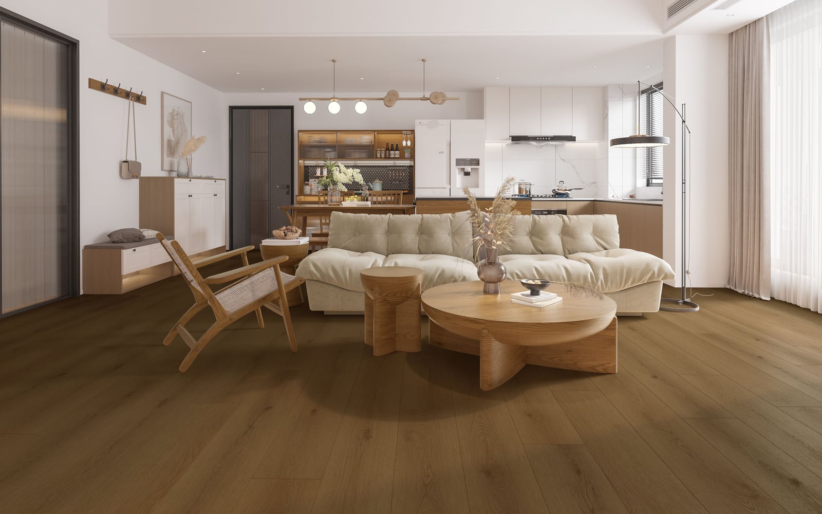 Gelasta Firmfit Silent 7503 Sierra Brown - PVC vloer in bruin, rechte planken (foto 2)