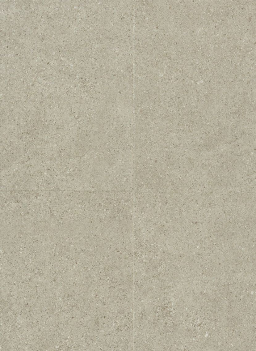 Gelasta Firmfit Silent Tegel 7902 Concrete Sand - PVC vloer in beige, rechte planken