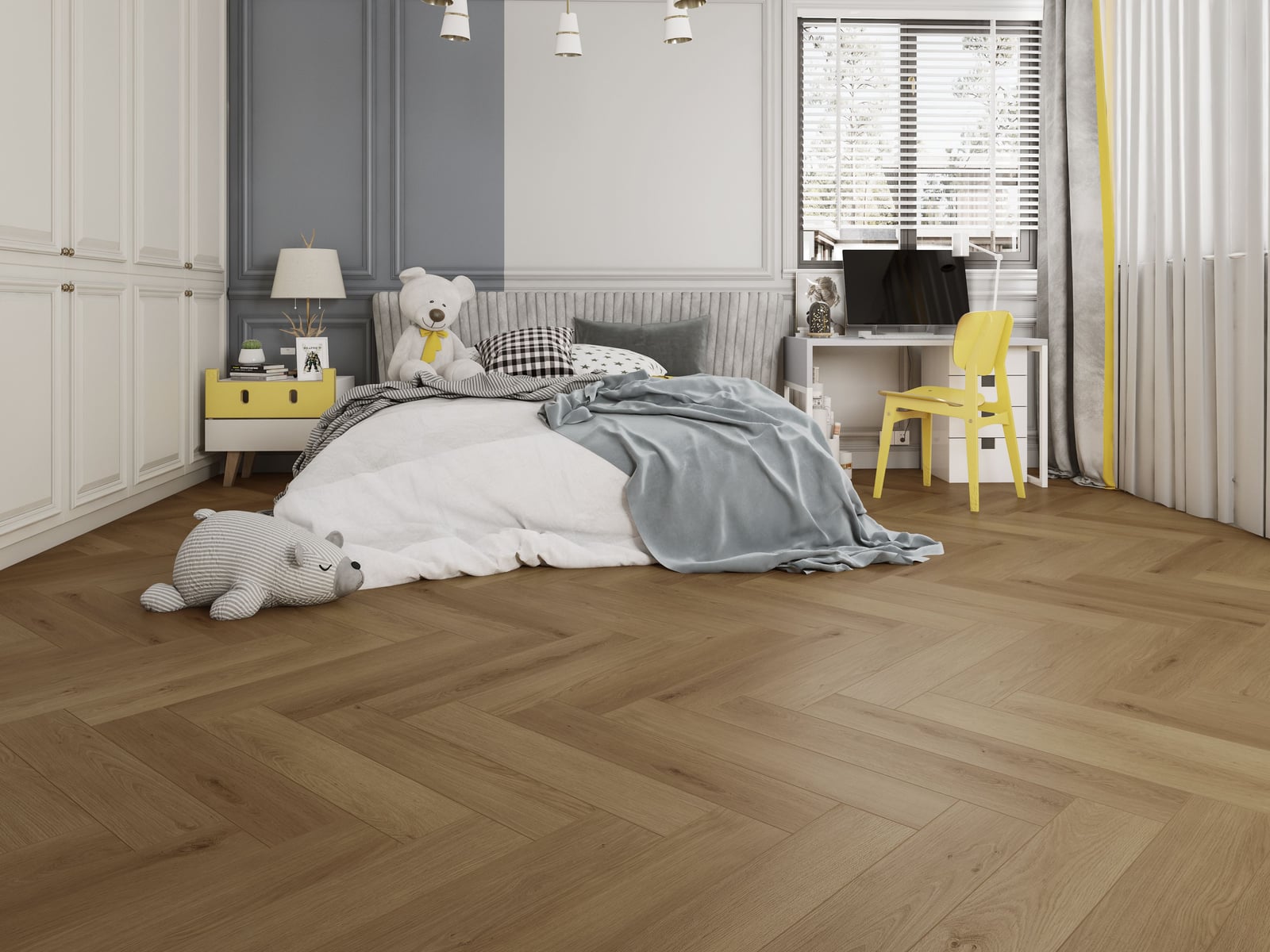Gelasta Firmfit Silent Visgraat 7800 Summerfield Naturel - PVC vloer in naturel eiken (foto 2)