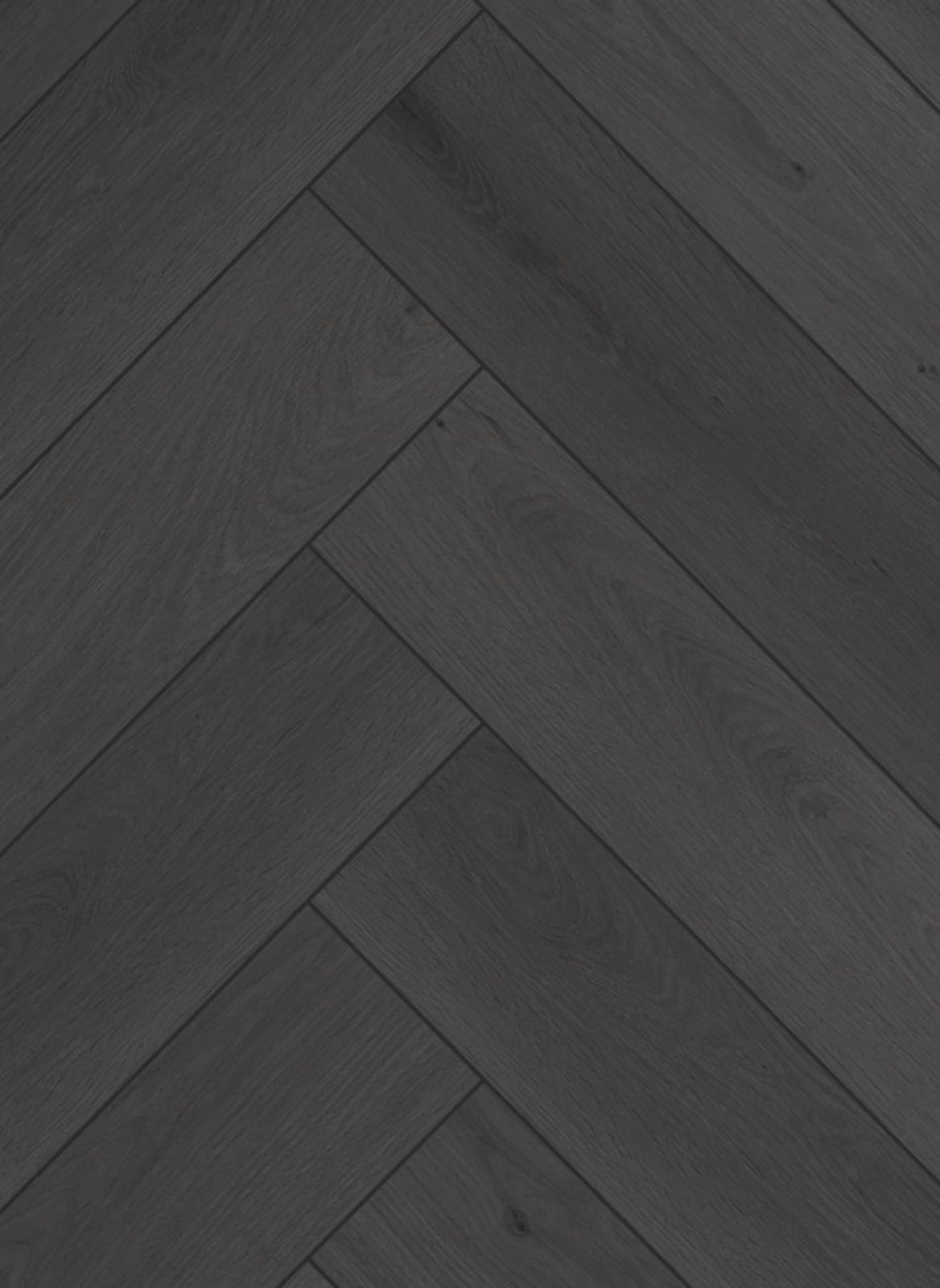Gelasta Firmfit Silent Visgraat 7801 Summerfield Charcoal - PVC vloer in antraciet