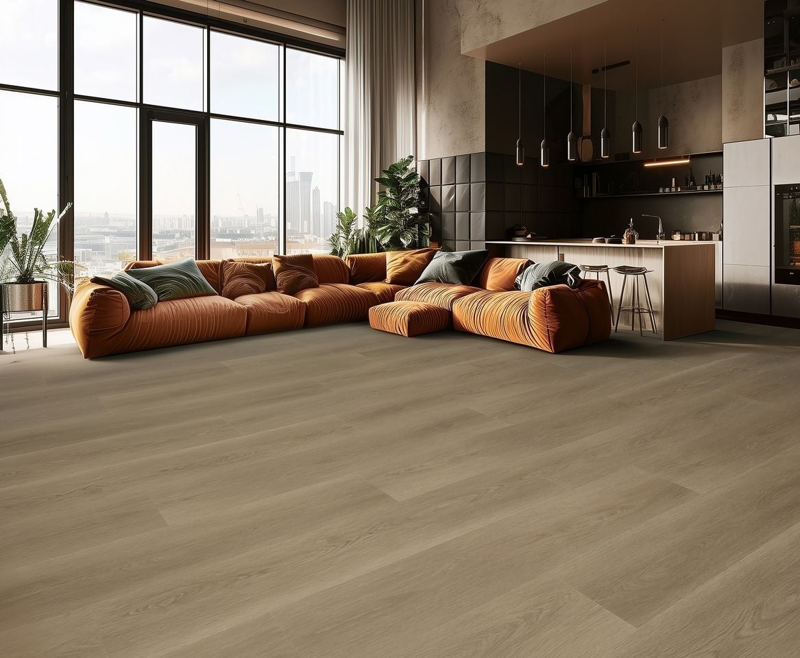 Gelasta Highland 2503 Naturel - PVC vloer in naturel eiken, rechte planken (foto 3)