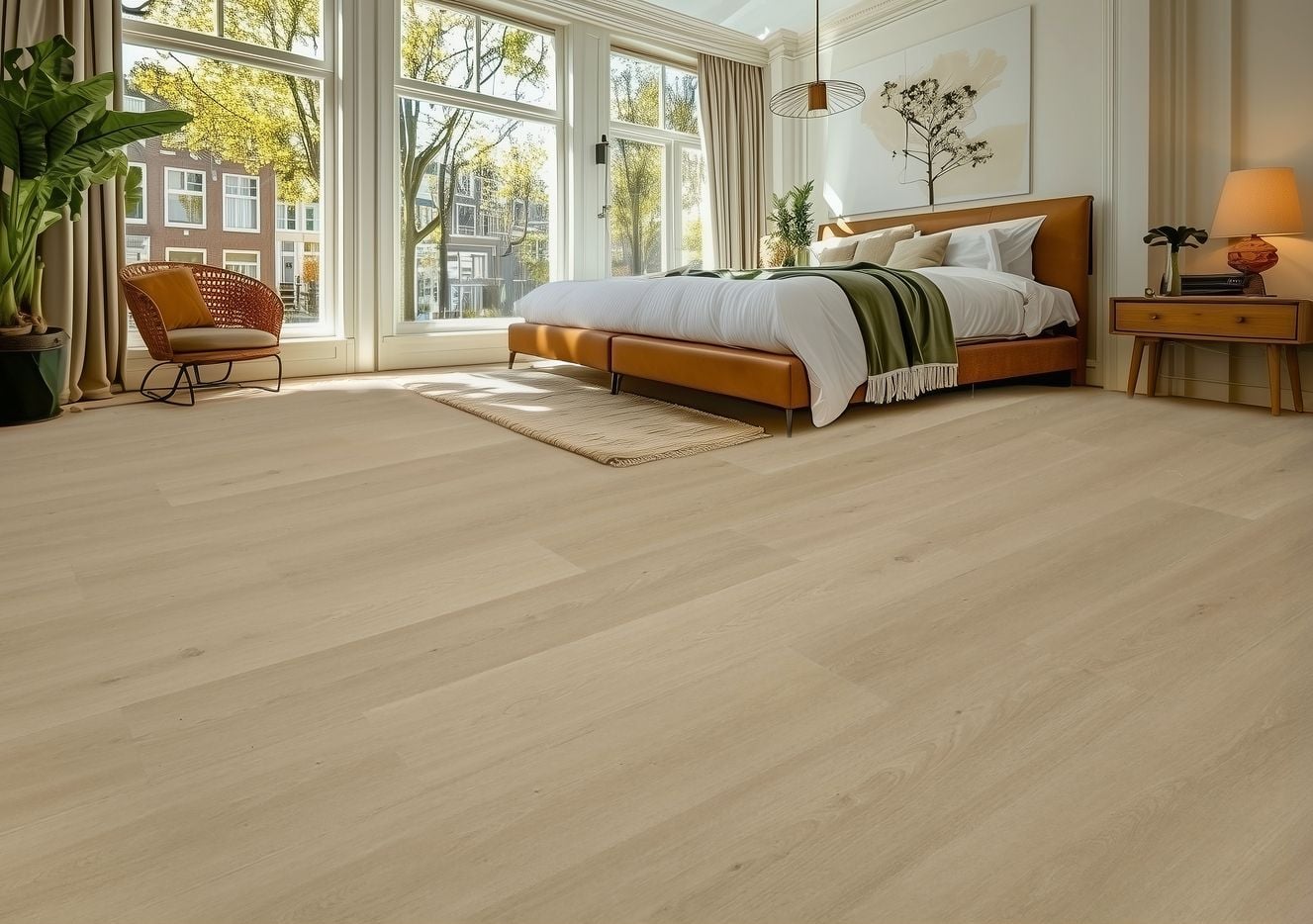 Gelasta Highland Rigid Click 3502 Desert - PVC vloer in beige, rechte planken (foto 4)