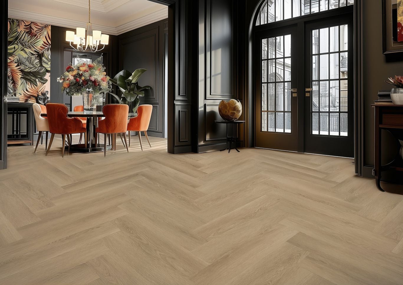 Gelasta Highland Visgraat Rigid Click 3603 Naturel - PVC vloer in naturel eiken (foto 3)