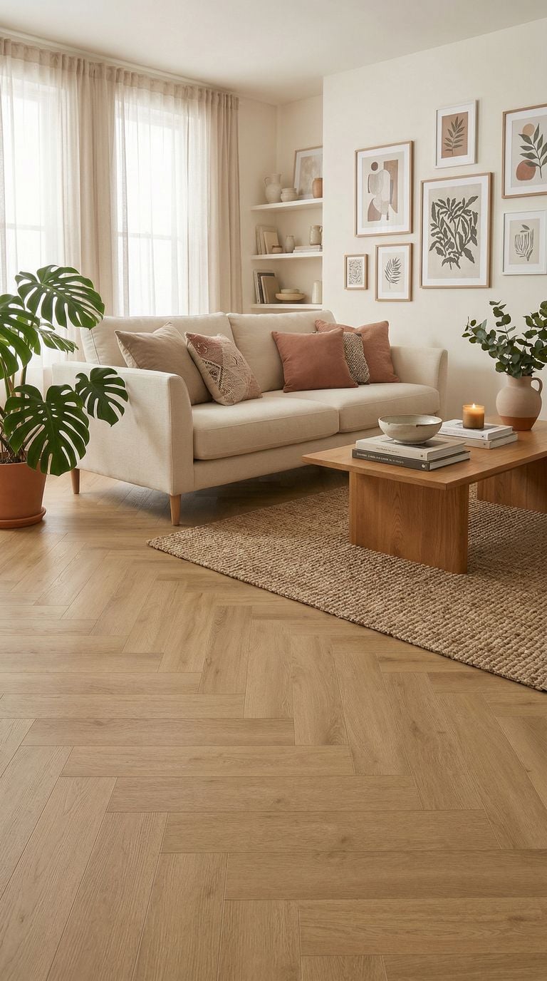 Gelasta Intense Walvisgraat Rigid Click 3400 Oak Light - PVC vloer in naturel eiken (foto 2)
