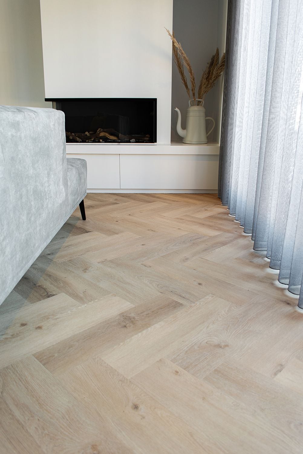 Gelasta Vario Visgraat Rigid Click 5400 Prestige Oak Natural - PVC vloer in naturel eiken (foto 5)