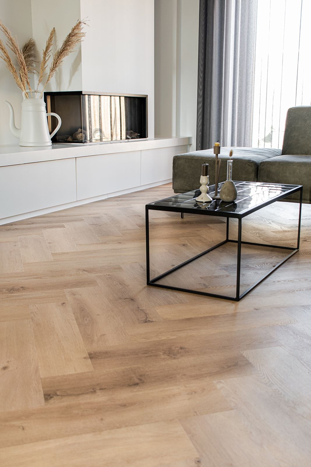 Gelasta Vario Visgraat Rigid Click 5400 Prestige Oak Natural - PVC vloer in naturel eiken (foto 6)