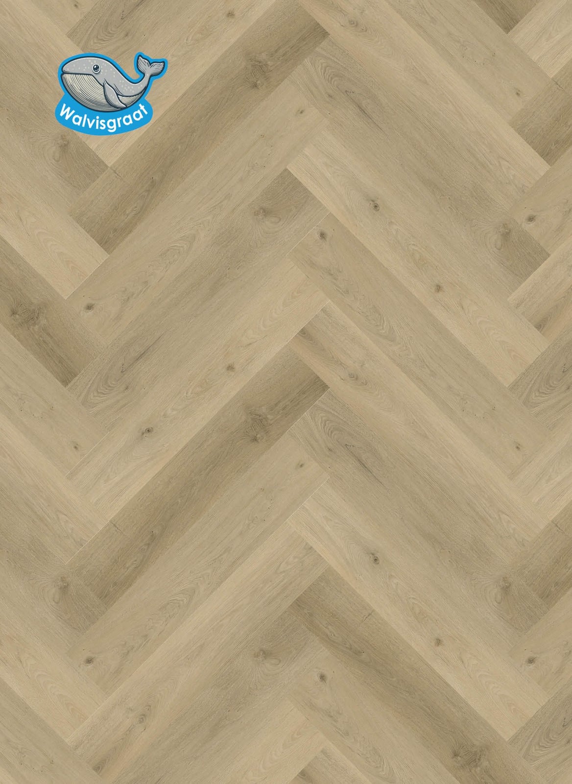 Gelasta Vario Walvisgraat Rigid Click 5305 Prestige Oak Smoked Light - PVC vloer in beige