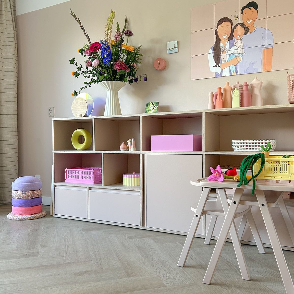 Otium Crystal Visgraat SPC Rigid Click - PVC vloer in naturel eiken (foto 3)