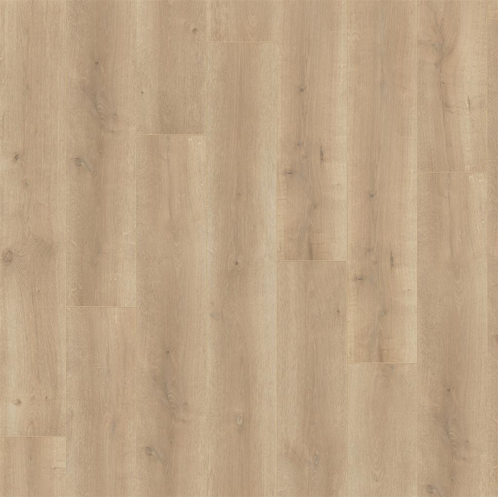 Queens naturel eiken - laminaatvloer in beige, rechte planken