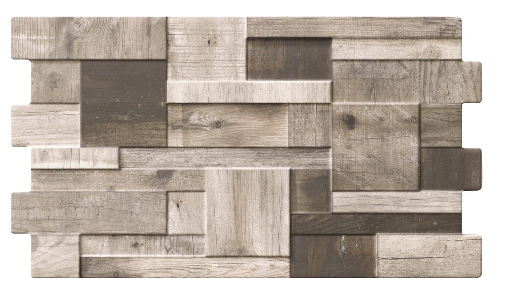 Realonda Multisize Pallet Grey decortegel mat - kleur grijs