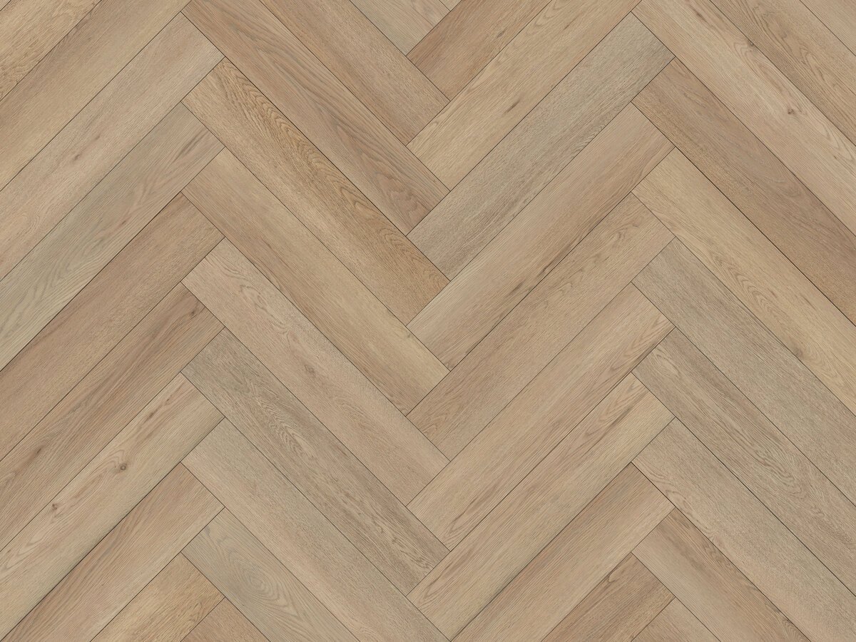 Ruby Visgraat Dry-Back - PVC vloer in naturel eiken