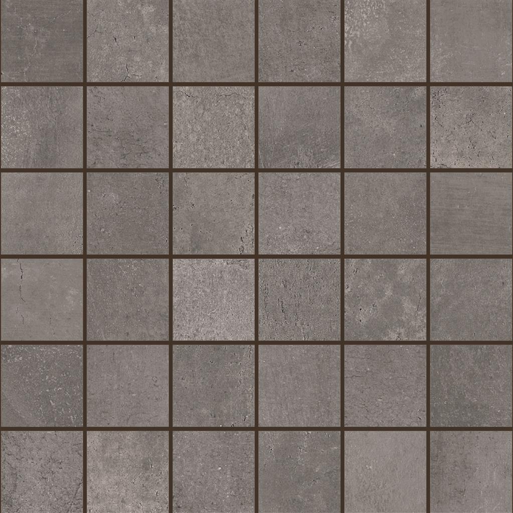 Silver Matt 4,7x4,7 30x30 Mosaic CSW 305-1 - tegel in grijs, mozaïek