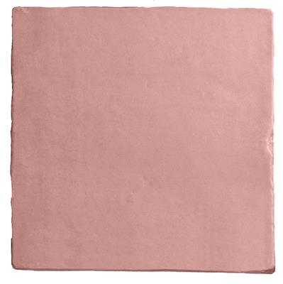 Steenbok Dutch Roze wandtegel mat