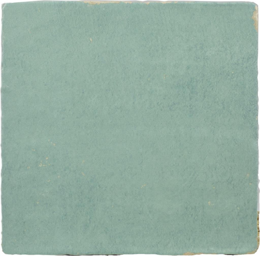 Steenbok Dutch Turquoise wandtegel mat - kleur groen