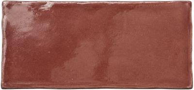 Steenbok Seventies Aubergine wandtegel glans