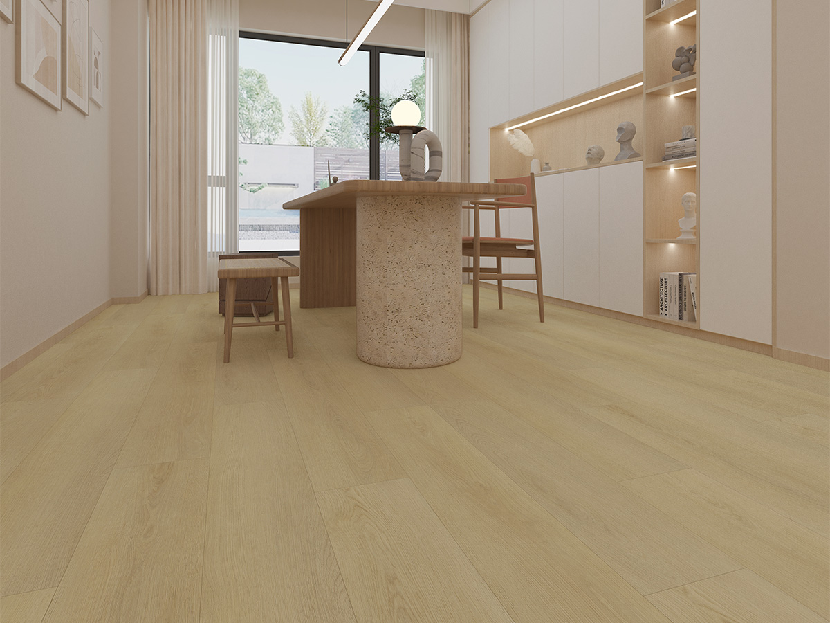 Sunny Oak Plank Dry-Back - PVC vloer in bruin, rechte planken (foto 2)