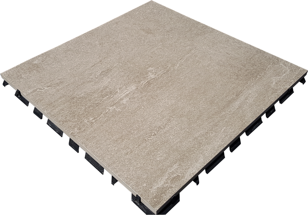 Tile Systems Quartz Taupe vloertegel 4 cm mat