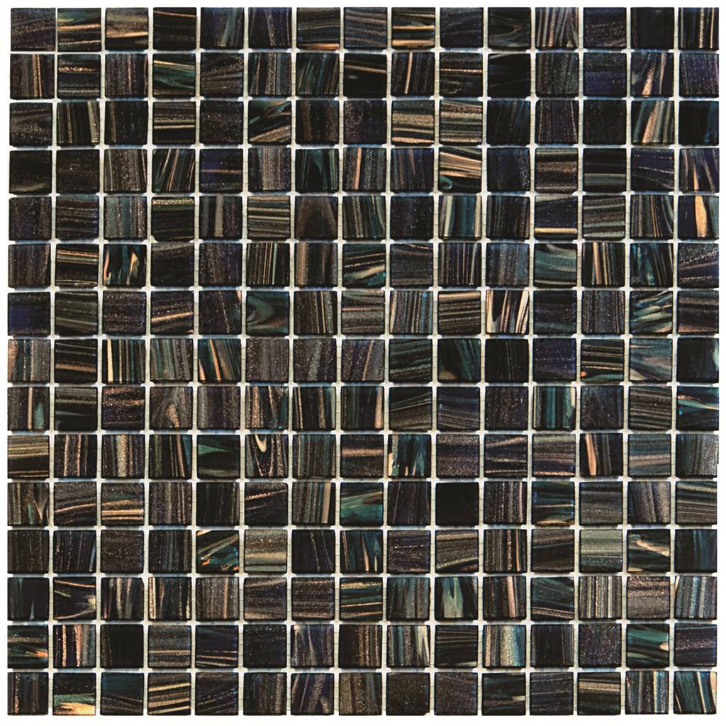TMF Amsterdam Dark Blue Golden Vein Square mozaïek - tegel