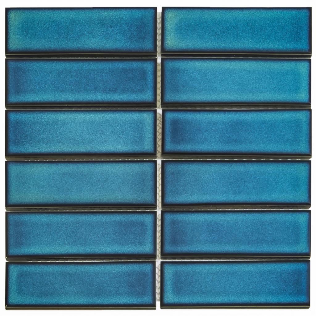 TMF Barcelona Azure Blue Spikkel mozaïek glans - tegel