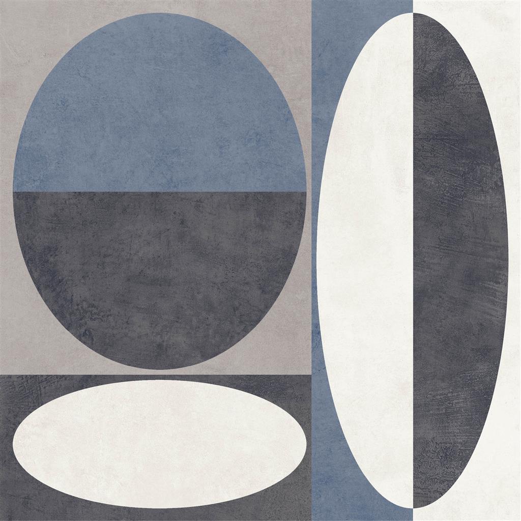 Unicom Starker Living Ellisse Zaffiro decortegel mat - kleur blauw (foto 3)