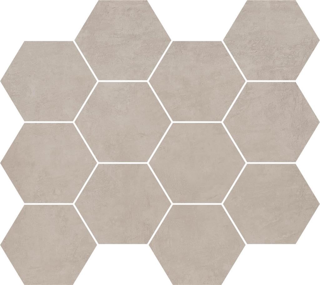 Unicom Starker Living Sabbia Hexagon mozaïek mat - tegel in beige