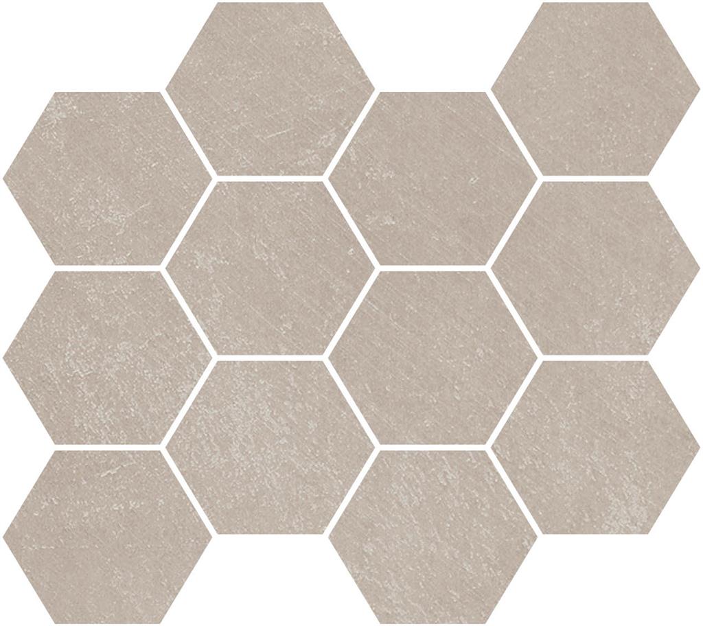 Unicom Starker Living Sabbia Hexagon mozaïek mat - tegel in beige (foto 2)