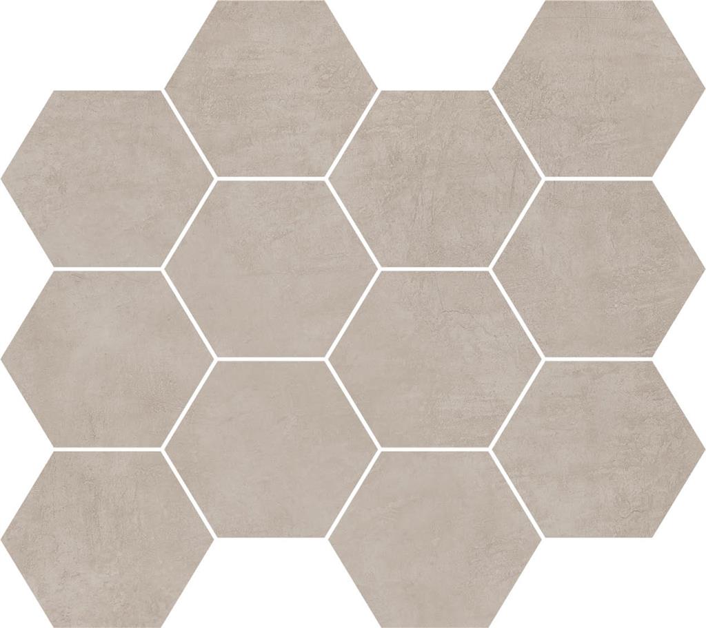 Unicom Starker Living Sabbia Hexagon mozaïek mat - tegel in beige (foto 3)