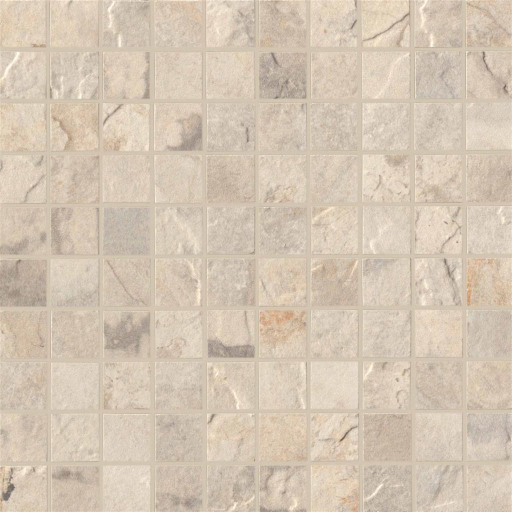 Unicom Starker Natural Slate Winter mozaïek mat - tegel in beige