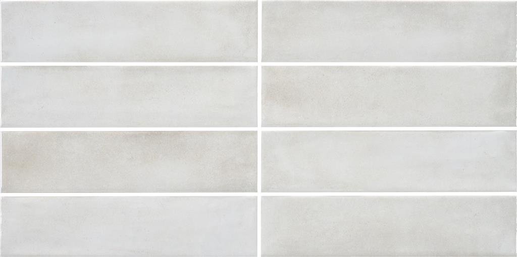 White Glossy Wand DEW 132 - tegel in wit