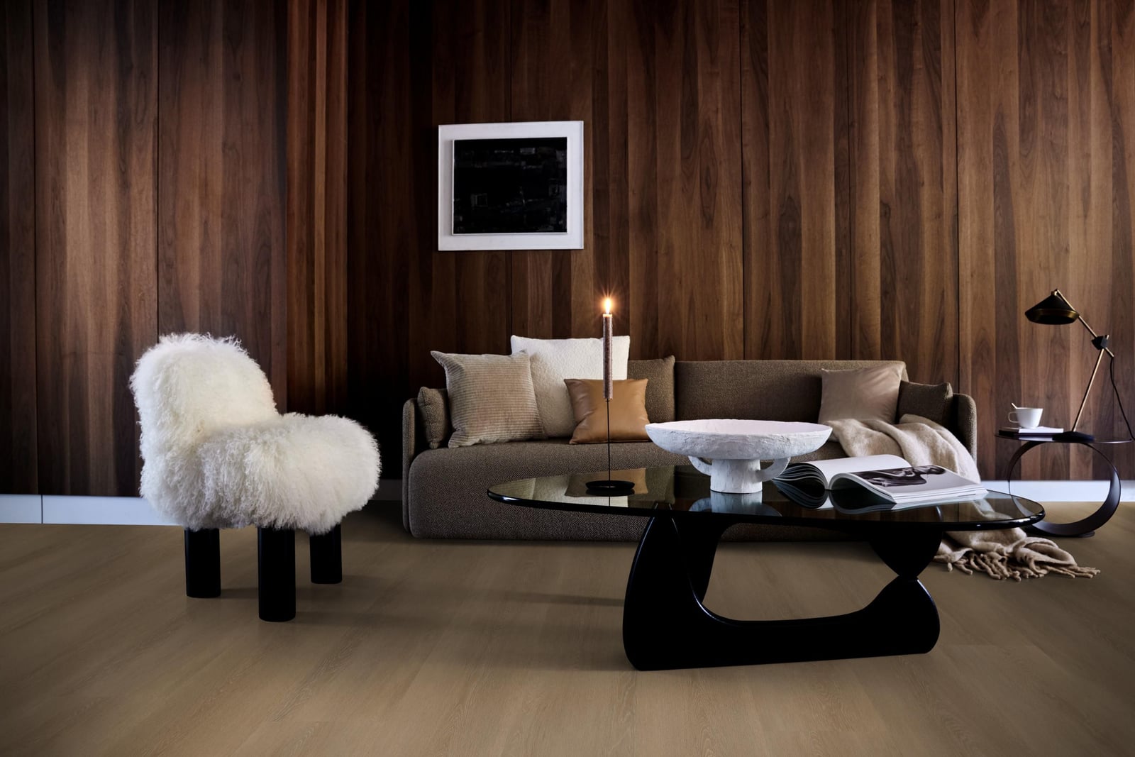 Wide board click SRC sun kissed - PVC vloer in beige, rechte planken (foto 3)