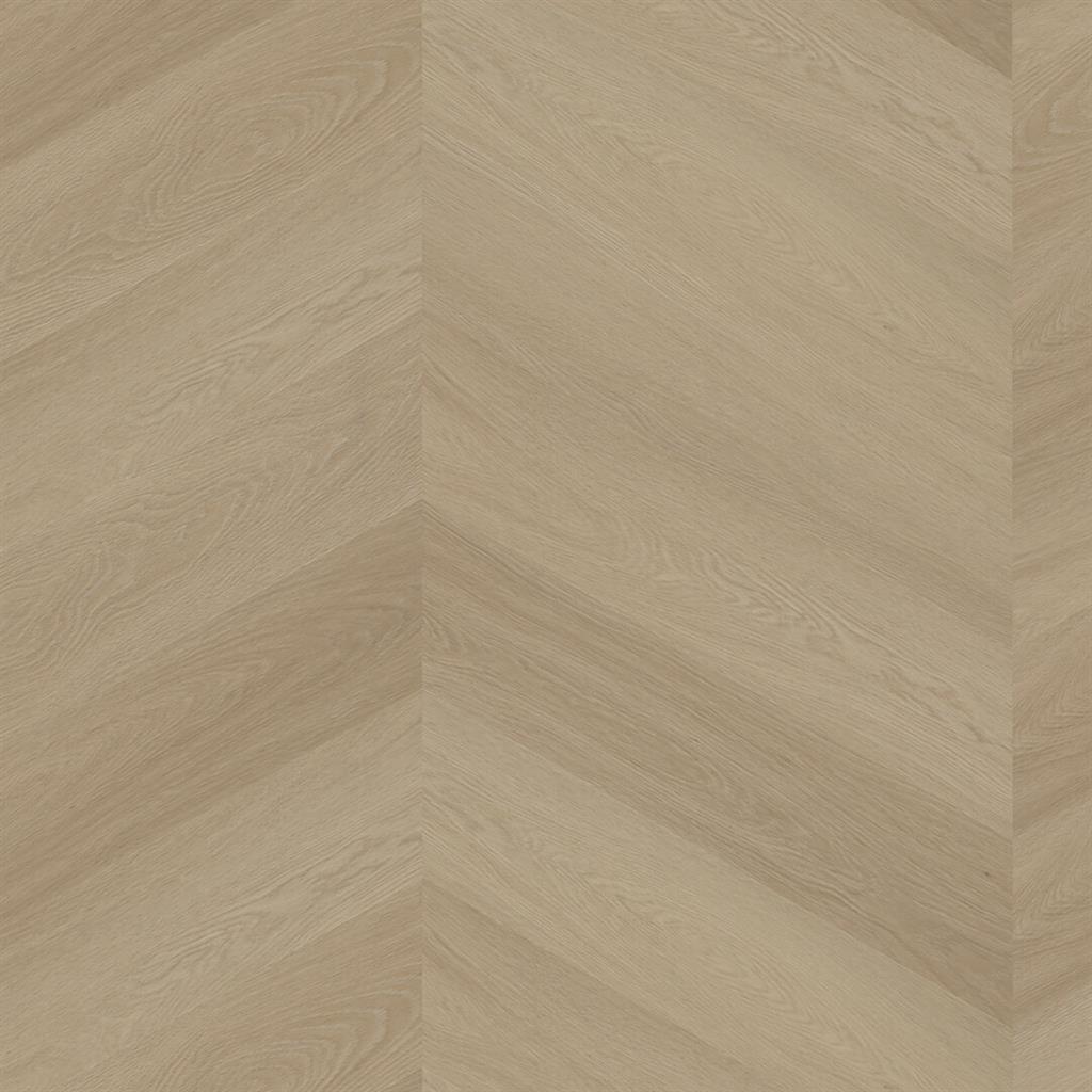YUP Fulham chevron dryback smoky - PVC vloer in bruin, Hongaarse punt