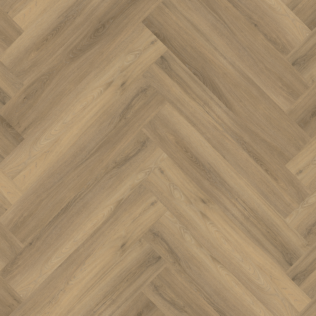 YUP herringbone click SRC natural - PVC vloer in beige, visgraat