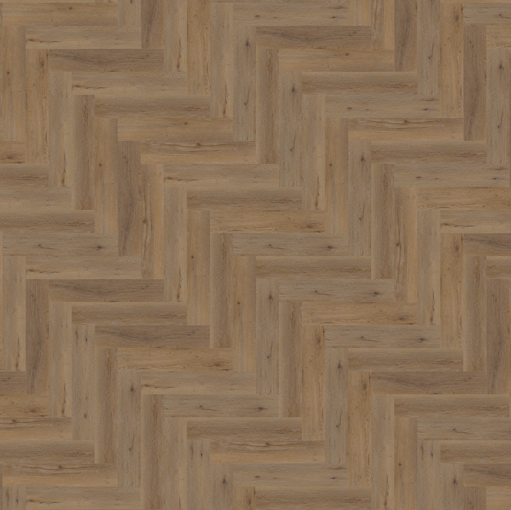 YUP Leyton herringbone click SRC smoky - PVC vloer in bruin, visgraat