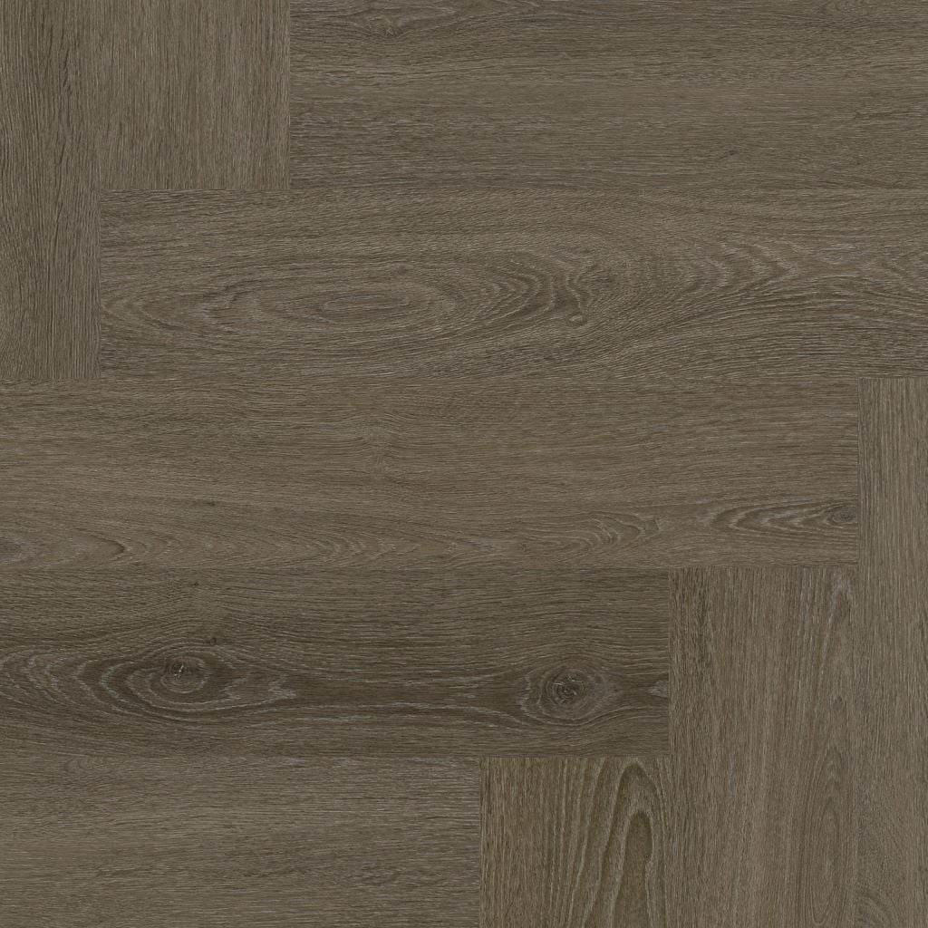 YUP Sutton herringbone click SRC brown - PVC vloer in bruin, visgraat