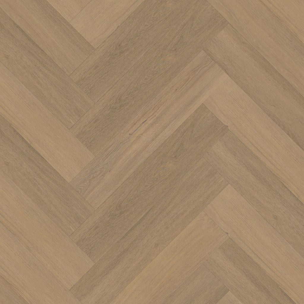YUP Sutton herringbone click SRC warm natural - PVC vloer in naturel eiken, visgraat