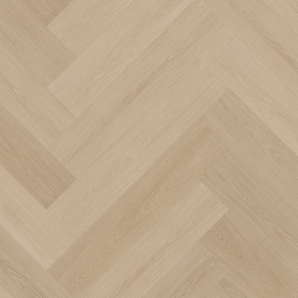 YUP XL Brentford herringbone click SRC natural - PVC vloer in beige, visgraat