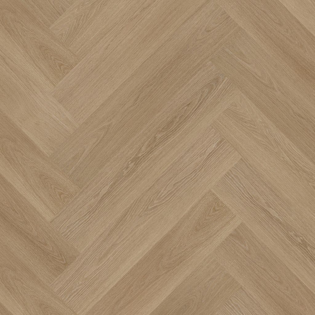 YUP XL Brentford herringbone click SRC warm oak - PVC vloer in beige, visgraat