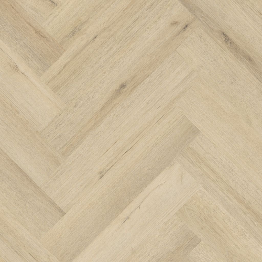 YUP XL Greenford herringbone click SRC warm beige - PVC vloer, visgraat