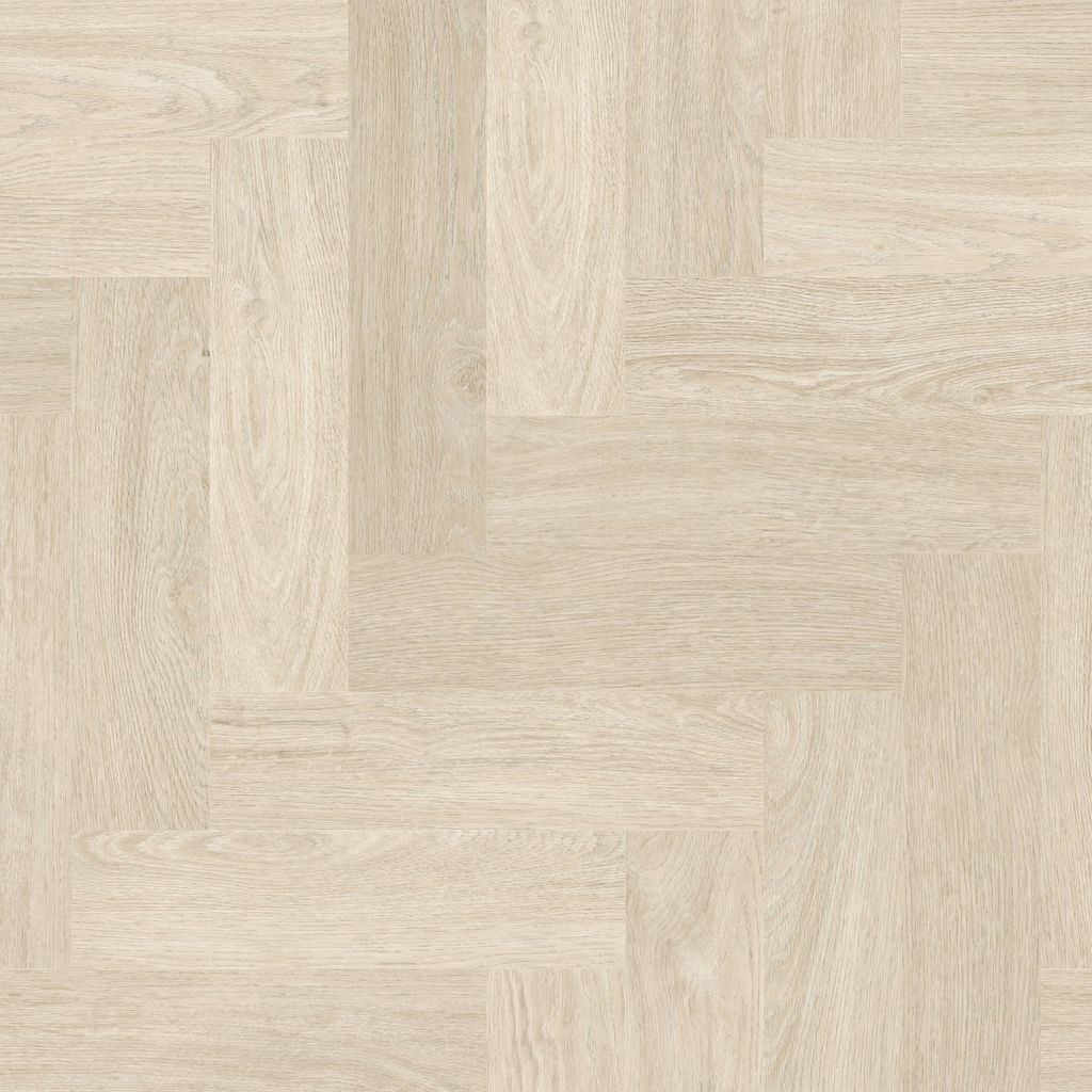 YUP XS Brixton herringbone dryback warm beige - PVC vloer, visgraat
