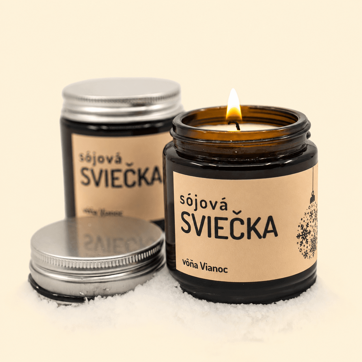 SÓJOVÁ SVIEČKA, VÔŇA VIANOC 100G