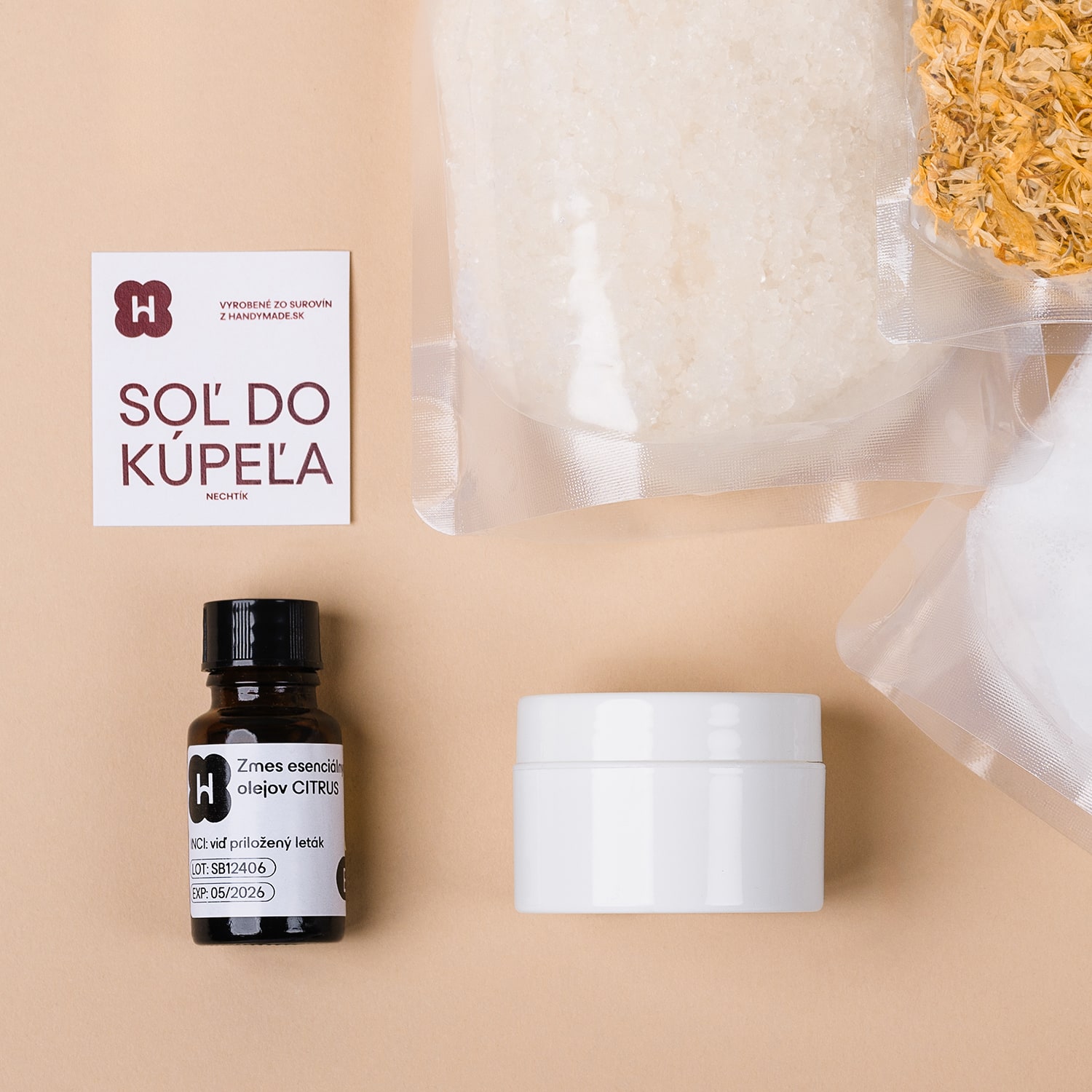 Vyrob si SOĽ DO KÚPEĽA nechtík