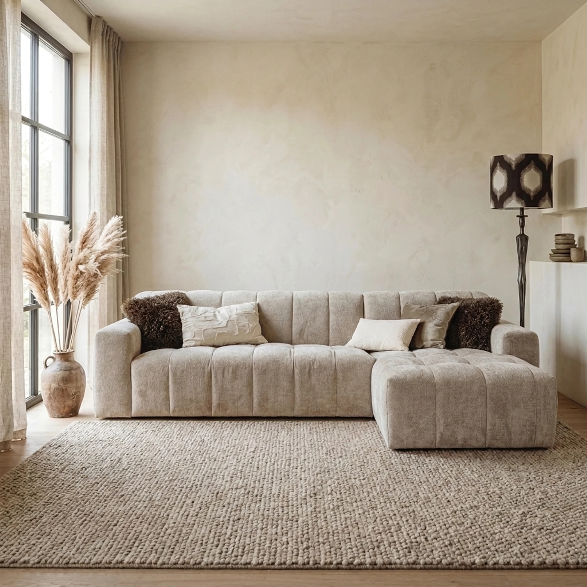 Austin 2 5-AL + Chaise R - Haga 30 beige