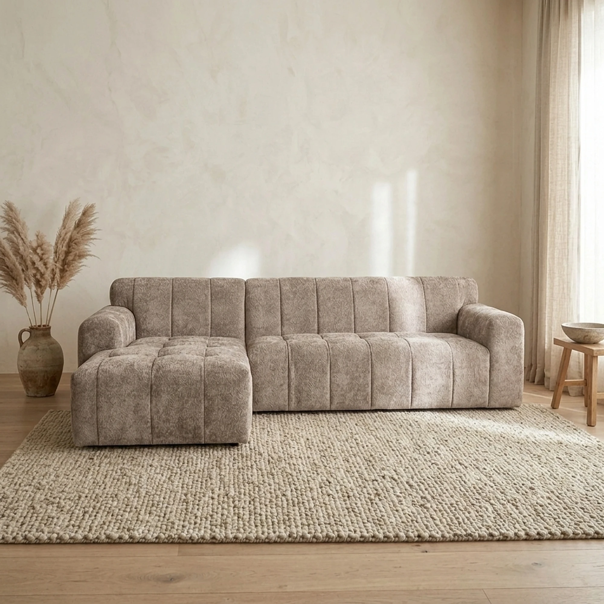 Austin 2 5-AR + Chaise L - Haga 39 Cappuccino