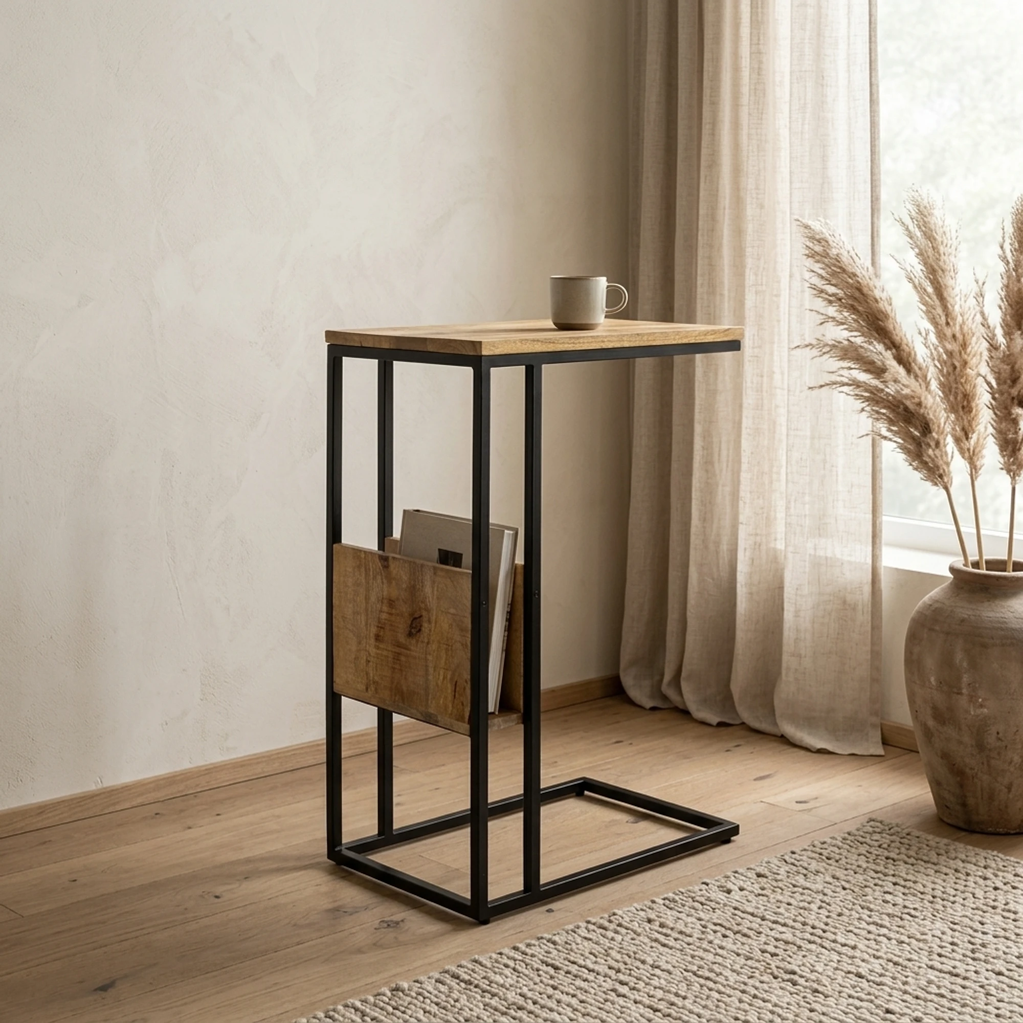 Banktafel met Rek - Benoa