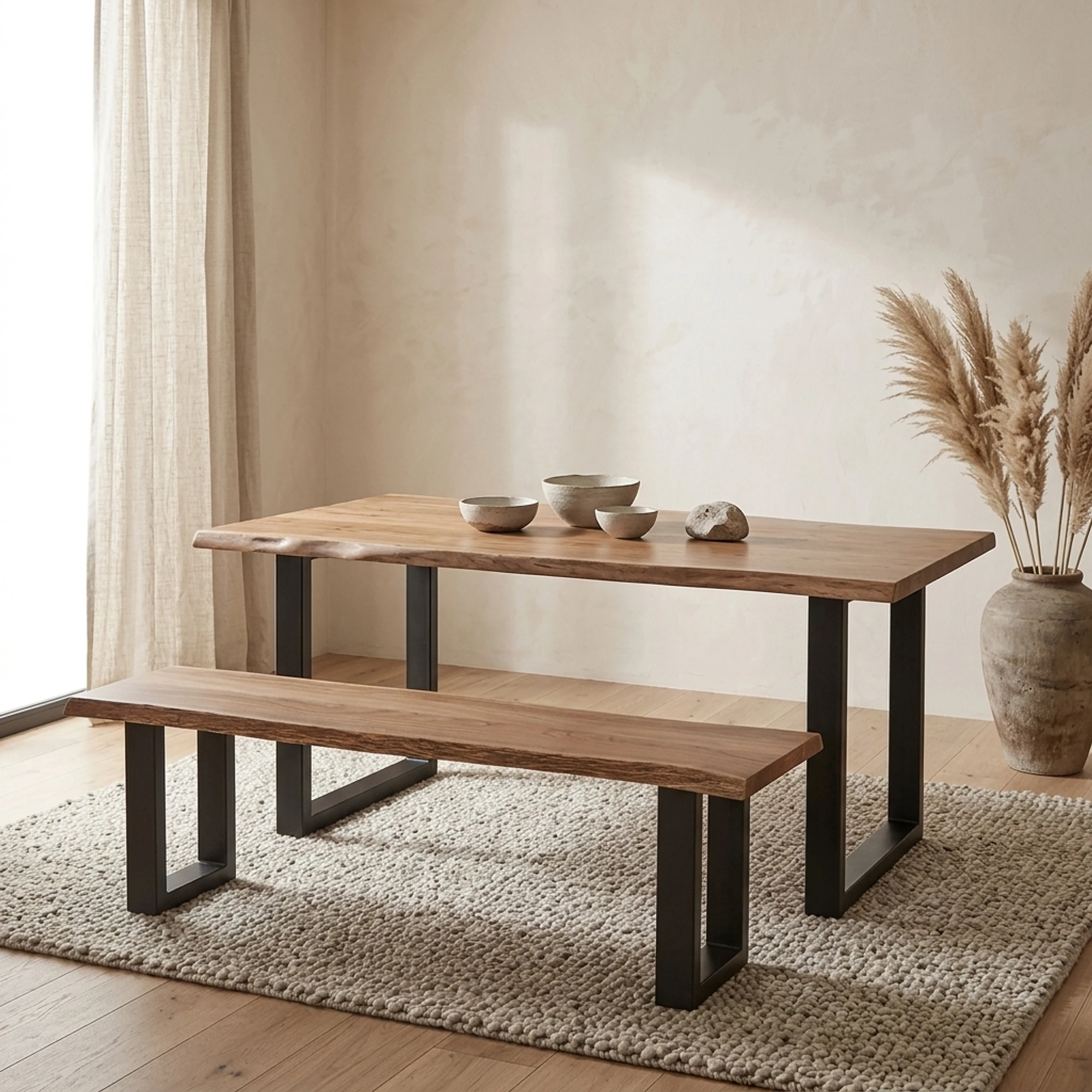 Eetkamerbank 140, Freeshape Table Collection - My Sons