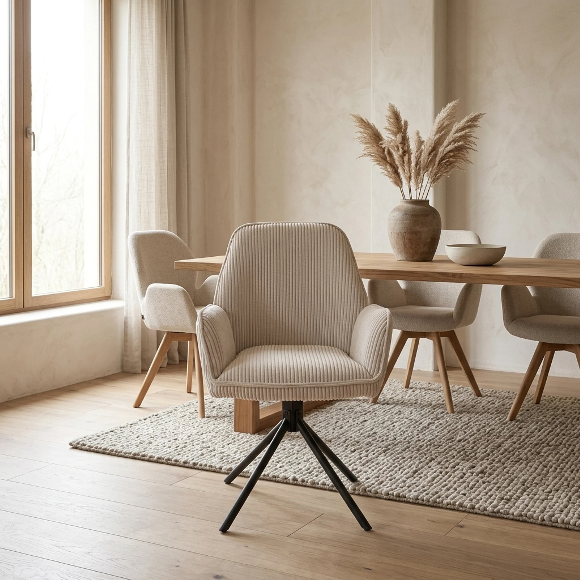 Eetkamerstoel Noah Hyper 23 Taupe - Benoa